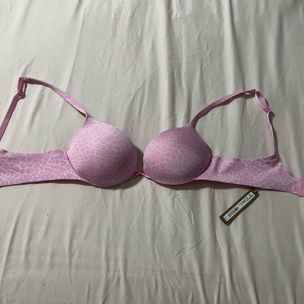 SKIMS ultimate push up bra. 
Pink leopard size 36A